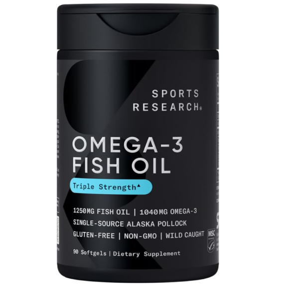 Sports Research Triple Strength Omega 3 Fish Oil