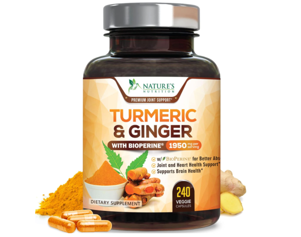 Turmeric Curcumin Supplement 1950mg with Organic Turmeric & Ginger